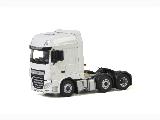 DAF XF SUPER SPACE CAB MY2017 6X2 TWIN STEER WHITE 03-2018