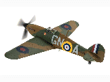 HAWKER HURRICANE RAF 249 SQUADRON, BOSCOMBE DOWN,1940-AA27605