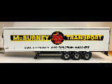 FRIDGE TRAILER TRI-AXLE McBURNEY TRANSPORT (N500 MCB)