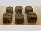 RESIN LOAD PALLETS X 6 1-50 SCALE