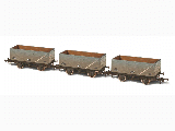 7 PLANK WAGON BR GREY(WEATHERED) TRIPLE PACK OR76MW7016