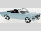 FORD MUSTANG CONVERTIBLE LIGHT BLUE 1965 1-43 SCALE CLC506N